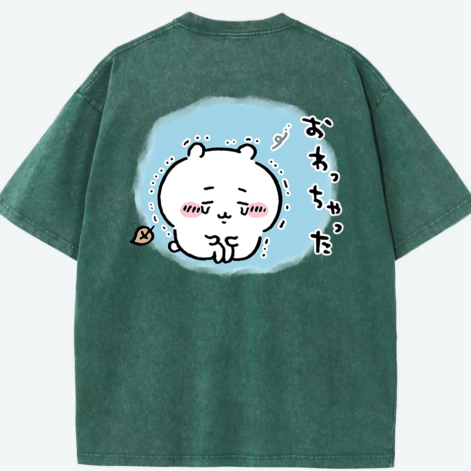 （画像用） ちいかわ ちいかわ Chii-kawa chiikawa 綿100% ヴィンテージ風 半袖Tシャツ（背面プリント）